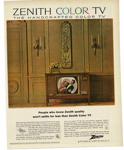 1969 zenith valencia color - color, tv
