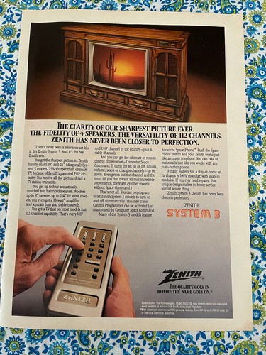 Vintage 1982 zenith system - zenith,