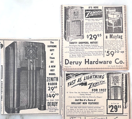 1936 newspaper ads for 1937 - 3,