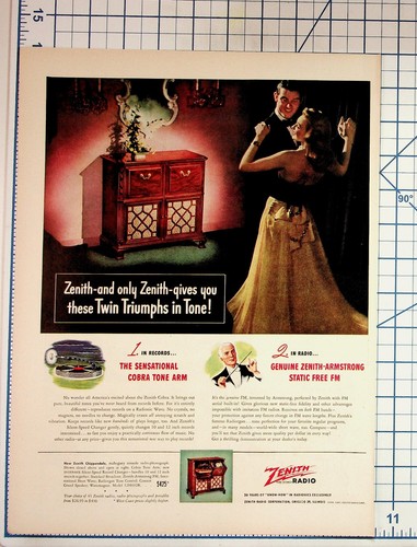 1947 zenith radio - zenith,